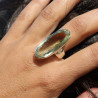 bague argent pierre prasiolite