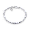 bracelet argent perle blanche