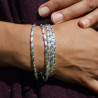 bracelet perles argent femme