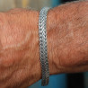 bracelet homme argent rhodié