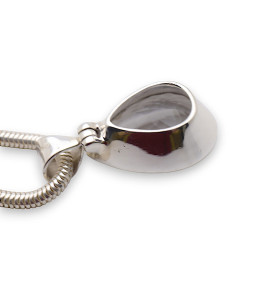 pendentif cristal de roche argent