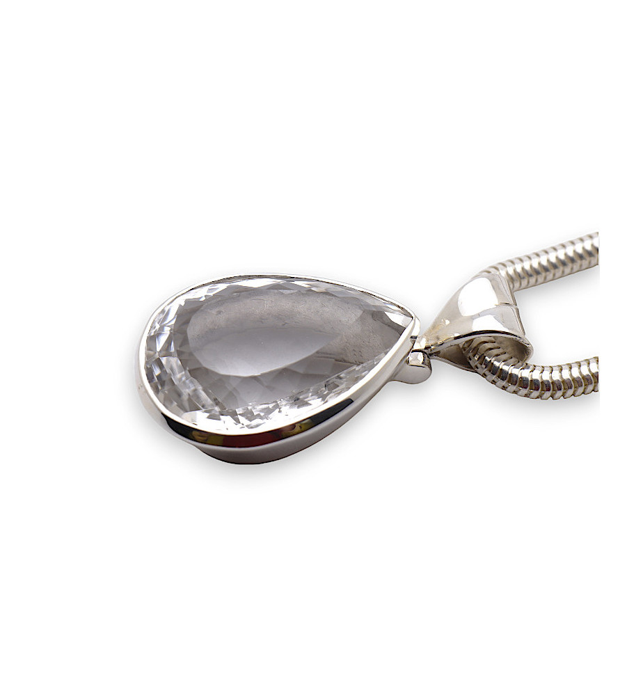 pendentif cristal de roche