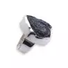 bague calcédoine grise