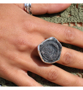 calcédoine grise bijoux