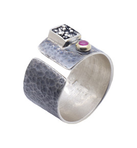 bague rubis création