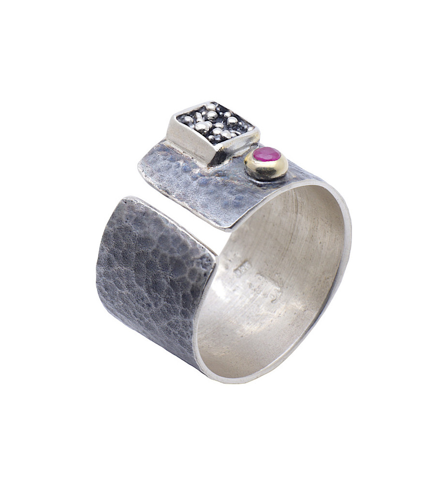 bague rubis création