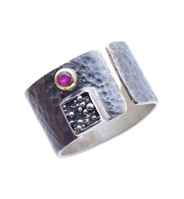 bague rubis femme
