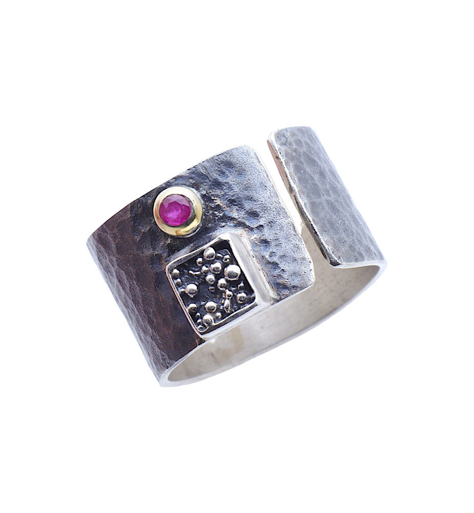 bague rubis femme