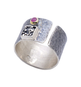 bague femme rubis