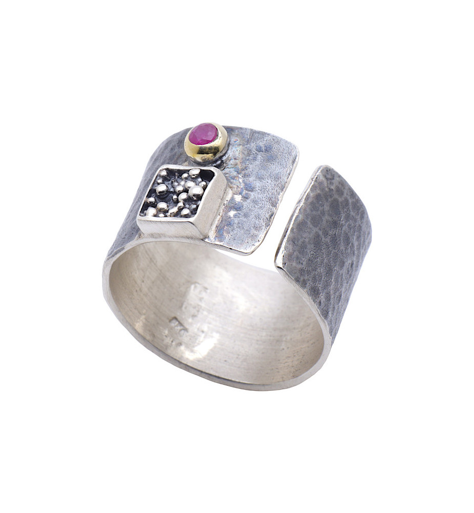 bague femme rubis