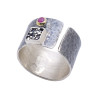 bague femme rubis