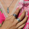 bague rubis argent