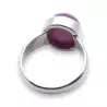 bague rubis argent femme