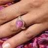 bague rubis argent
