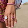bague rubis cabochon