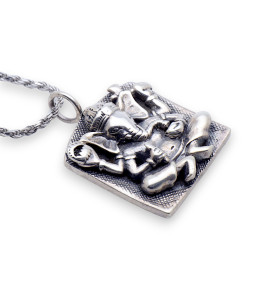 pendentif medaille ganesh