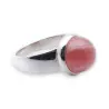 bague rhodochrosite argent