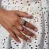 bague rhodochrosite