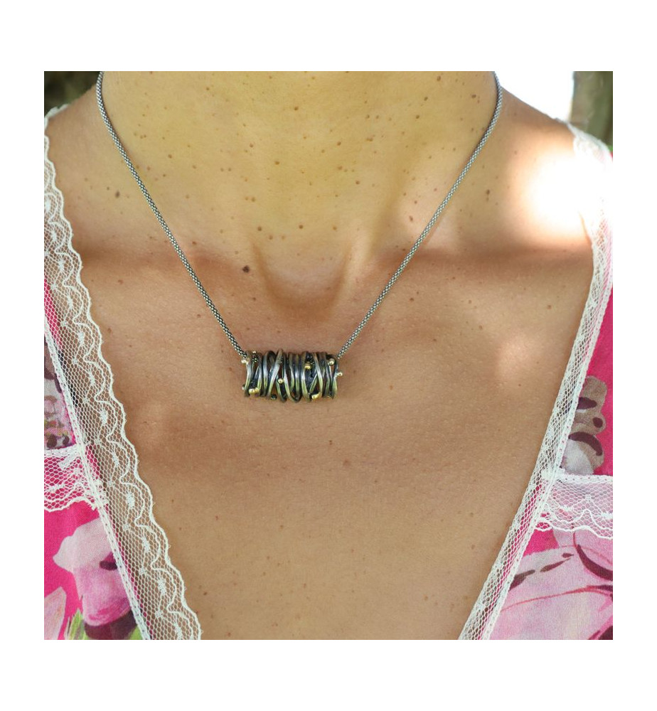 pendentif argent femme original