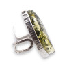 bague ambre verte