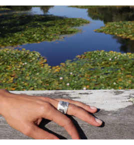 bague en argent massif 925