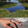 bague en argent massif 925