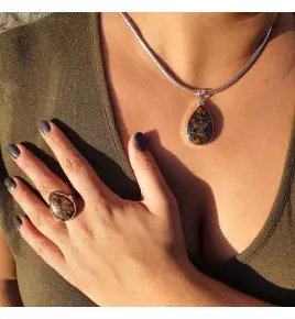 pietersite bague