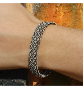 bracelet cuir tressé