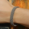 bracelet cuir tressé
