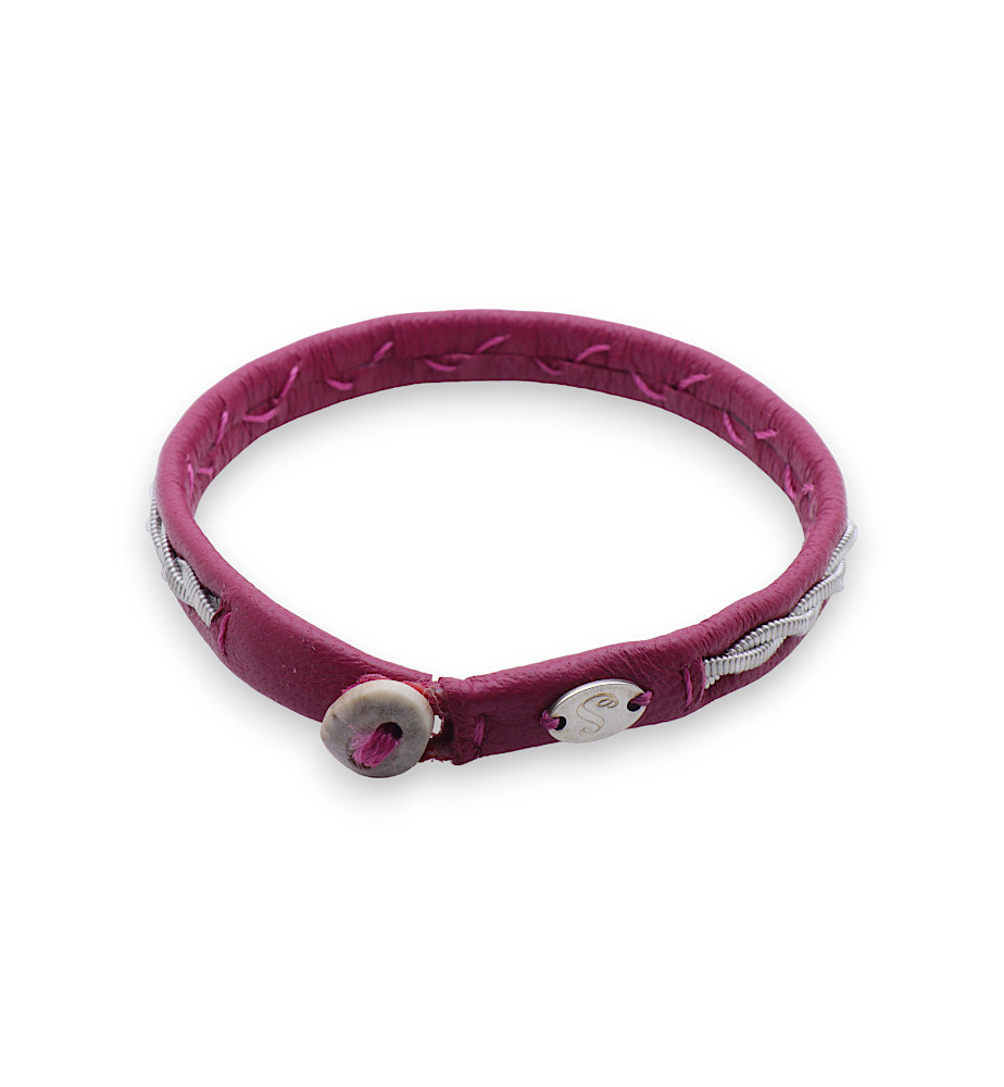 fin bracelet cuir femme