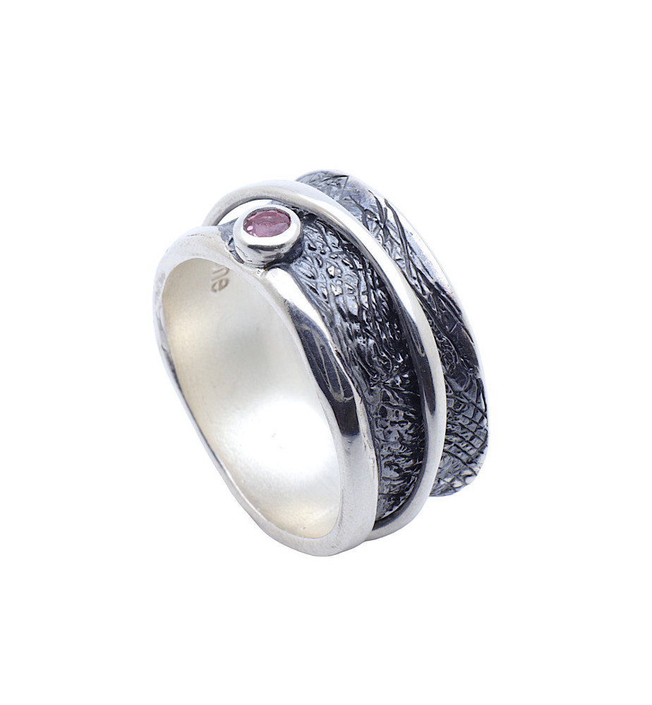bague tourmaline argent