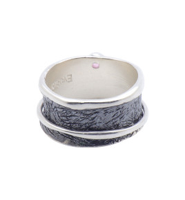 tourmaline rose bague