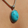 pendentif turquoise naturelle