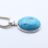 pendentif turquoise homme