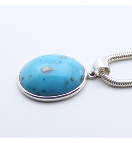 pendentif turquoise véritable