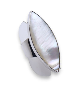 bague nacre blanche femme