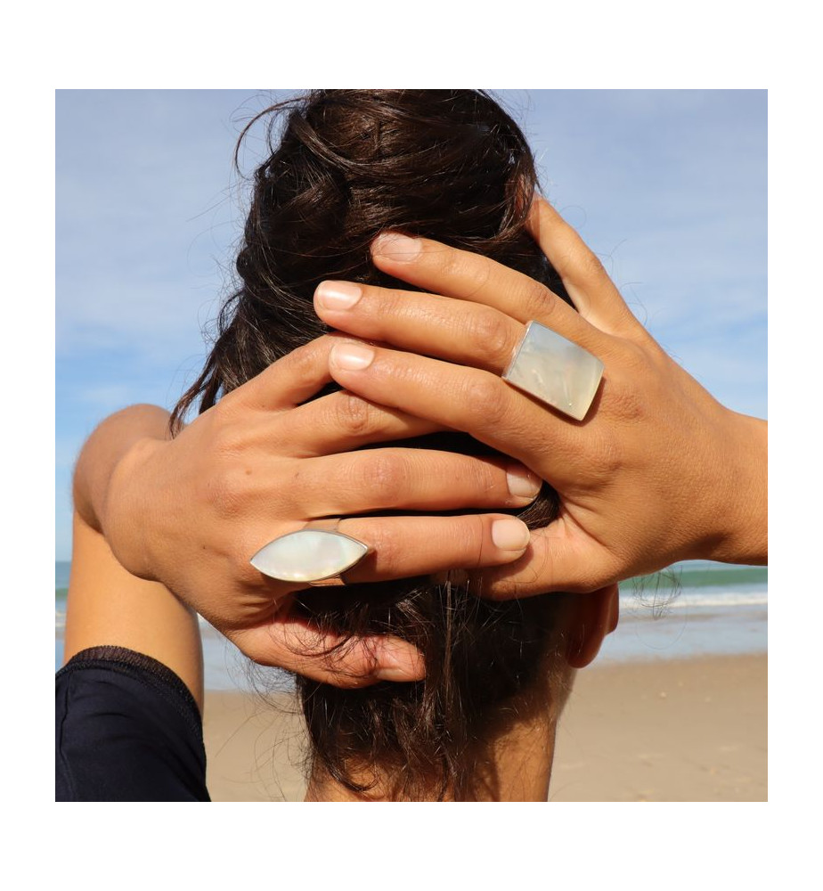 nacre blanche bijoux