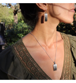 pendentif argent massif