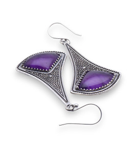 boucles amethyste