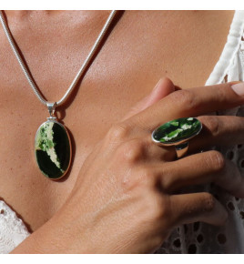 pendentif calcédoine