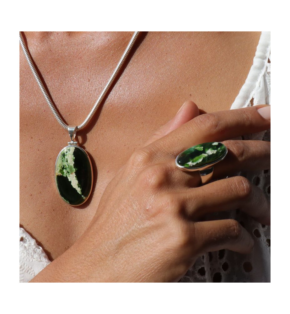 pendentif calcédoine