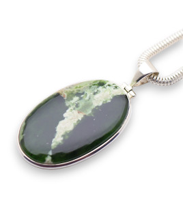 calcédoine chrome pendentif