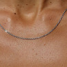 chaine argent torsadée