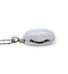 pendentif pierre de lune argent