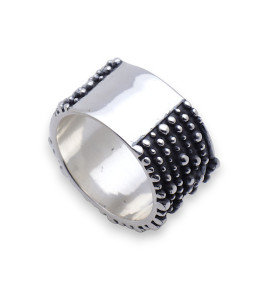 bague argent homme