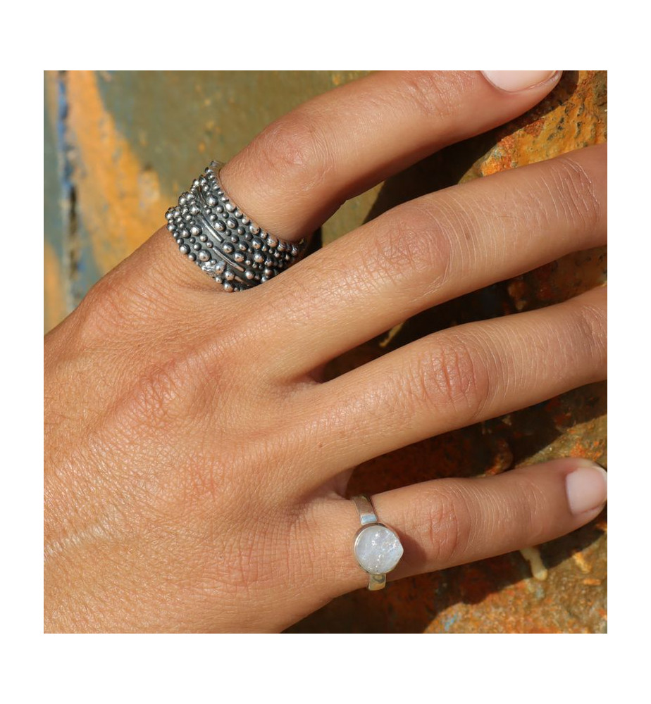 bague anneau argent femme