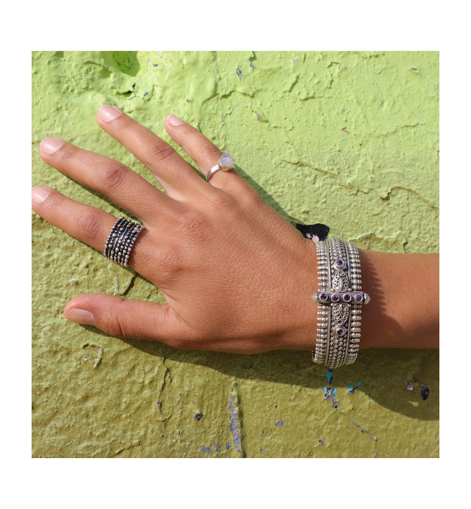 bague en argent pour homme