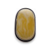 bague ambre jaune