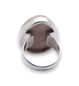 bague argent 925 et opale de feu
