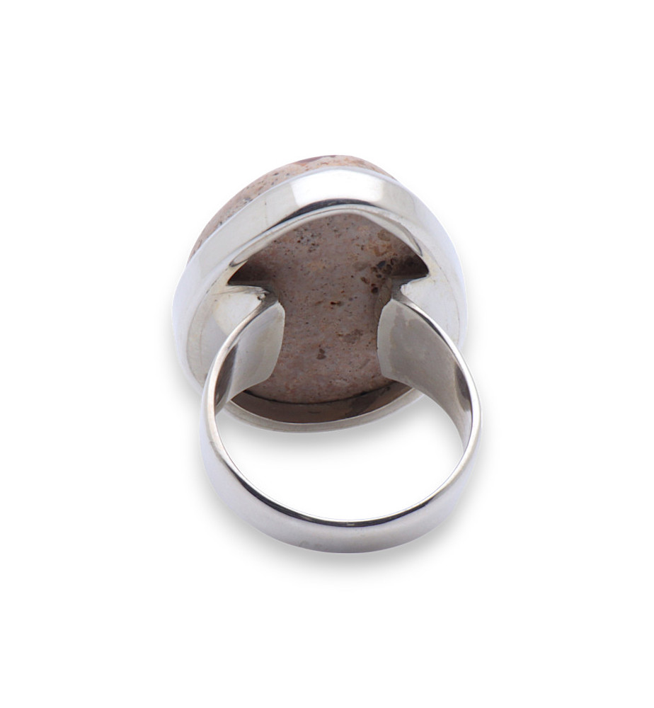bague argent 925 et opale de feu